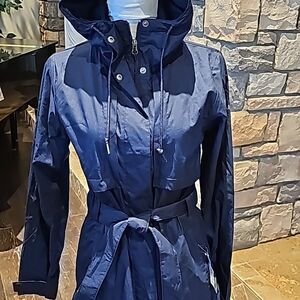Columbia Black Women's Pardon My Trench  Rain Jacket size- x small
